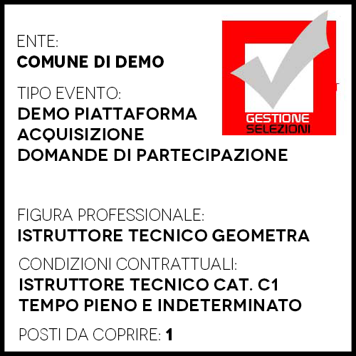 DEMO PIATTAFORMA